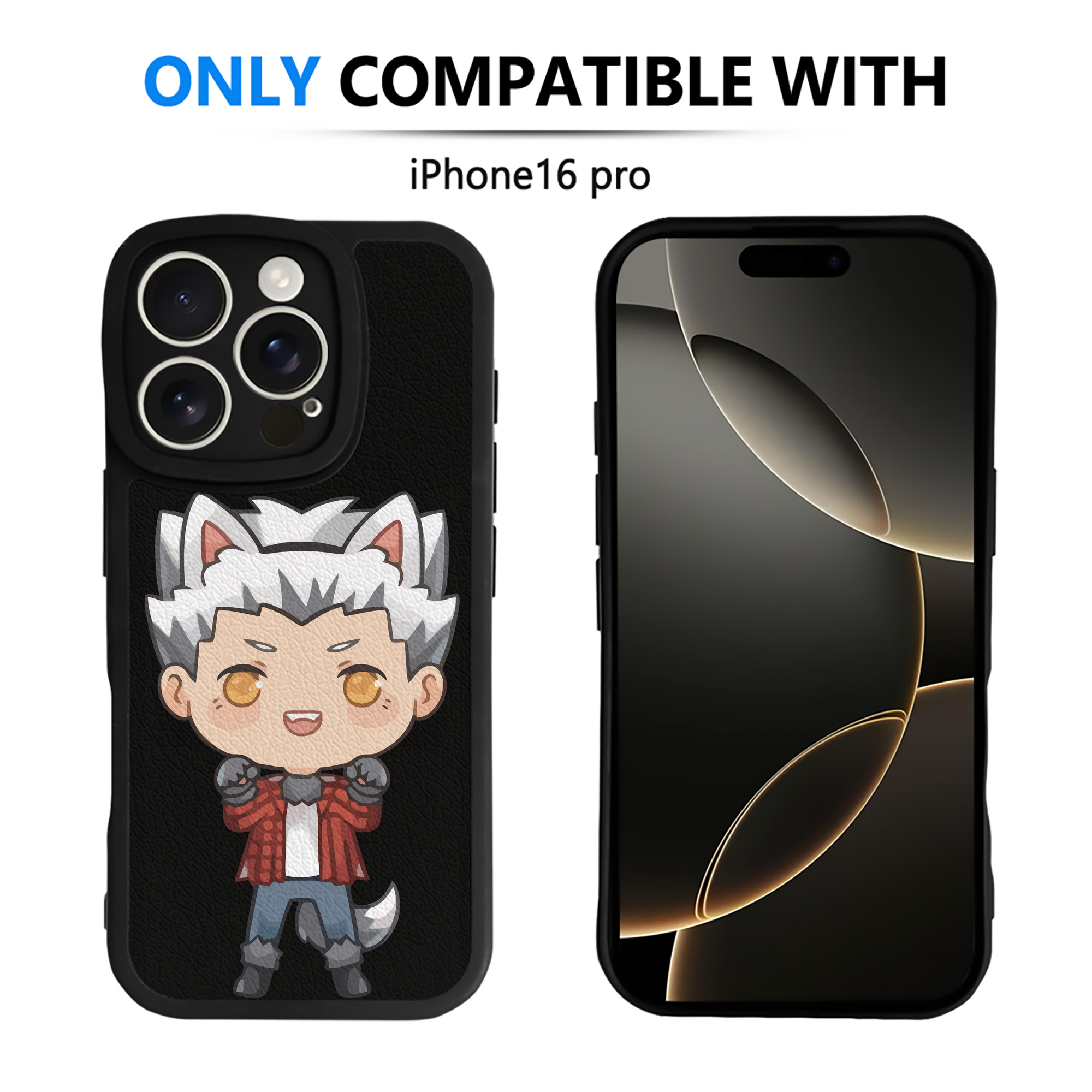 （画像用） ハイキュー!! Haikyu!! 【iPhone 16シリーズ対応】シリコンスマホケース（レザー調） 材質：シリコン